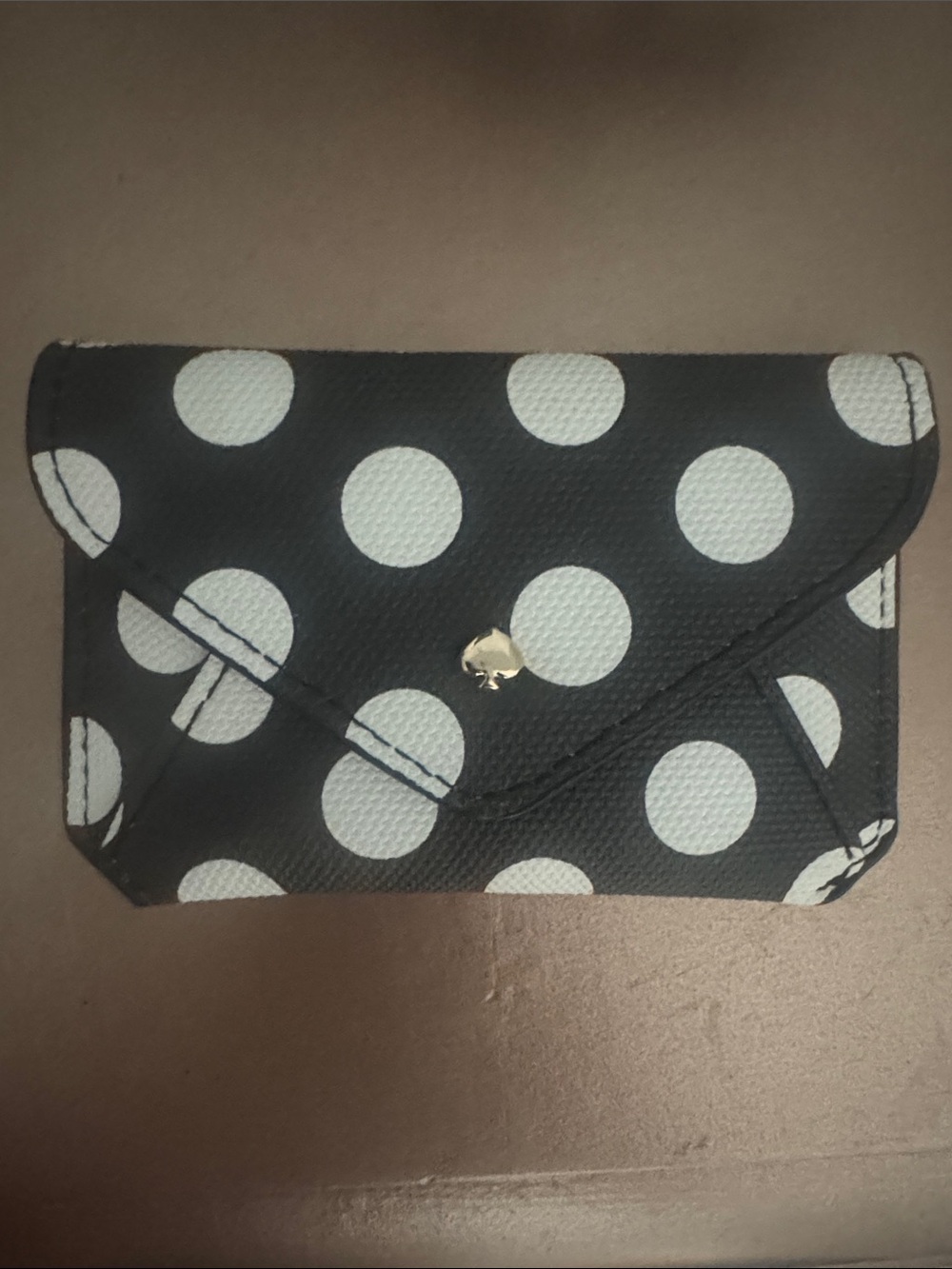 Kate Spade x TARGET Polka Dot Black and White ENVELOPE CARD CASE